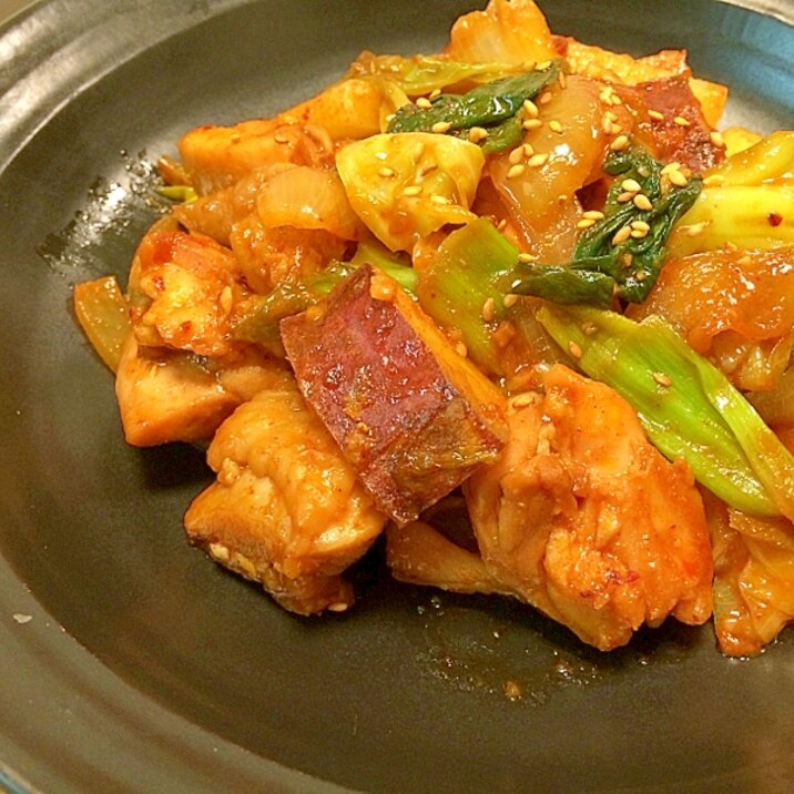 Korean☆ダッカルビ(さつまいも入り)